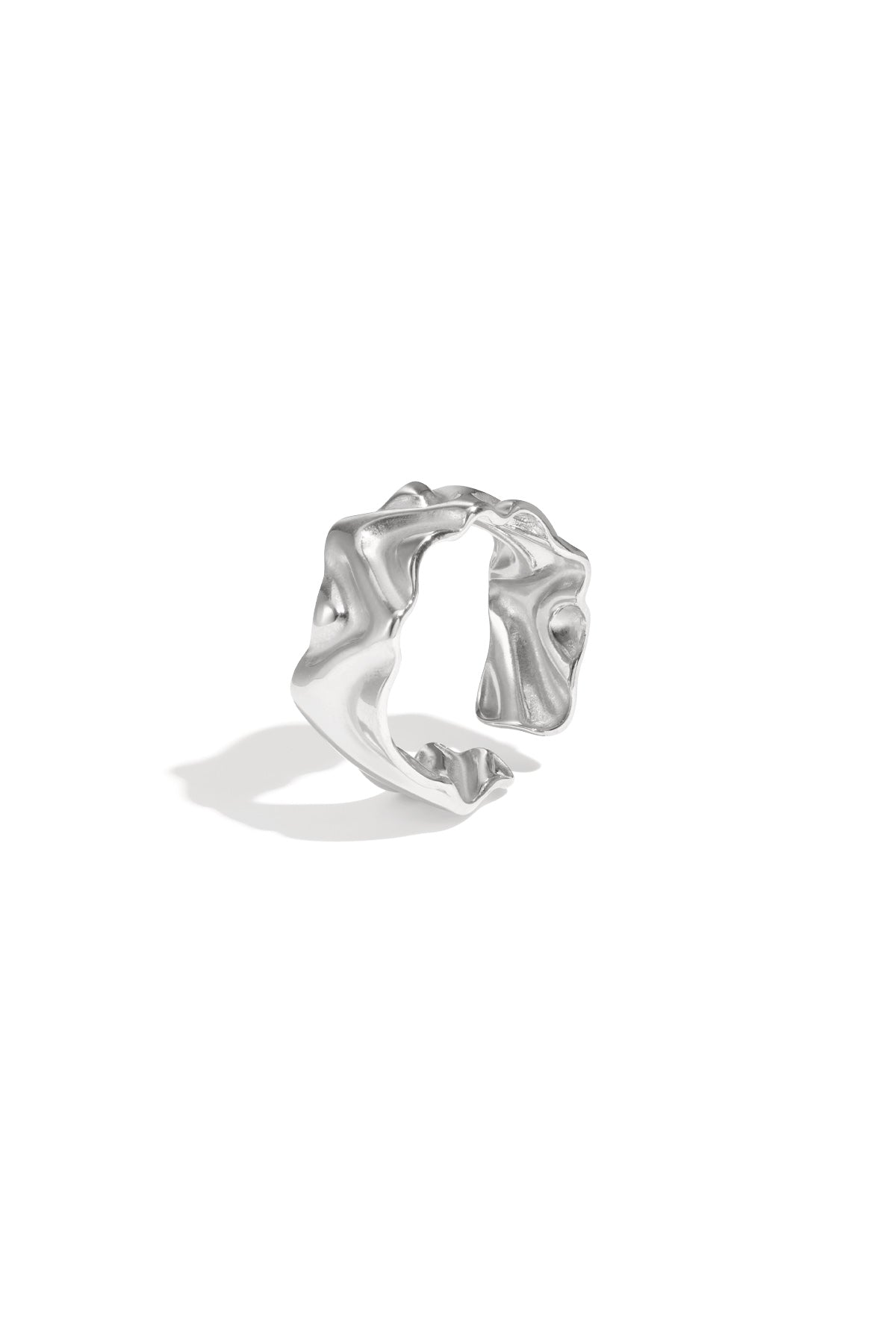 Stainless Steel Minimalist Rings irregular shape